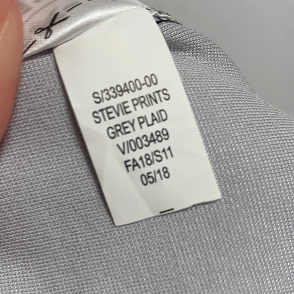 Old Navy Stevie Pant Dressy Gray Plaid Design NWOT Medium - Picture 10 of 11